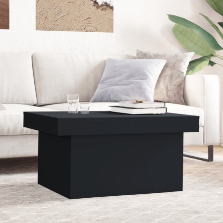 Mesa de centro madera de ingeniería negro 100x55x40 cm en Mesas de centro | Comprar online en Foro24