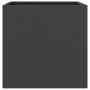 Jardinera acero negro 42x40x39 cm en Maceteros y jardineras | Comprar online en Foro24