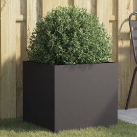 Jardinera acero negro 49x47x46 cm Jardinera acero negro 49x47x46 cm