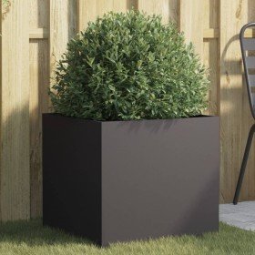 Jardinera acero negro 49x47x46 cm Jardinera acero negro 49x47x46 cm
