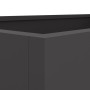 Jardinera acero negro 62x30x29 cm