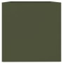 Jardinera acero verde oliva 62x40x39 cm
