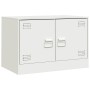 Muebles para TV 2 unidades acero blanco 67x39x44 cm