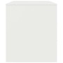 Mueble para TV de acero blanco 99x39x44 cm