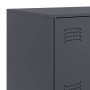 Aparador de acero antracita 67x39x107 cm