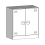 Aparador de acero blanco 67x39x73 cm
