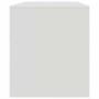 Mueble para TV de acero blanco 99x39x44 cm