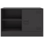 Mueble para TV de acero negro 67x39x44 cm en Muebles TV | Comprar online en Foro24