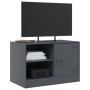 Muebles para TV 2 unidades acero gris antracita 67x39x44 cm en Muebles TV | Comprar online en Foro24