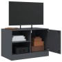 Muebles para TV 2 unidades acero gris antracita 67x39x44 cm en Muebles TV | Comprar online en Foro24
