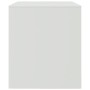 Mueble para TV de acero blanco 67x39x44 cm