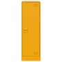 Aparador de acero amarillo mostaza 34,5x39x107 cm
