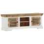 TV-Schrank aus massivem Mangoholz, 110 x 30 x 40 cm von vidaXL, TV-Möbel - Ref: Foro24-337848, Preis: 264,58 €, Rabatt: %