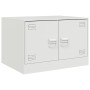 Mesa de centro acero blanco 67x50x44 cm en Mesas de centro | Comprar online en Foro24