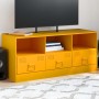 Mueble para TV de acero amarillo mostaza 99x39x44 cm en Muebles TV | Comprar online en Foro24