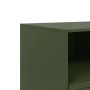 Mueble de TV de acero verde oliva 99x39x44 cm