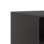 Muebles para TV 2 unidades acero negro 67x39x44 cm