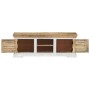 TV-Schrank aus massivem Mangoholz, 110 x 30 x 40 cm von vidaXL, TV-Möbel - Ref: Foro24-337848, Preis: 264,58 €, Rabatt: %