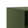 Mueble para TV de acero verde oliva 67x39x44 cm