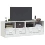 Muebles para TV 2 unidades acero blanco 67x39x44 cm
