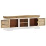 TV-Schrank aus massivem Mangoholz, 110 x 30 x 40 cm von vidaXL, TV-Möbel - Ref: Foro24-337848, Preis: 264,58 €, Rabatt: %