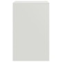 Mesitas de noche 2 unidades acero blanco 34,5x39x62 cm en Mesitas de noche | Comprar online en Foro24