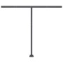 Toldo de pie automático crema 300x250 cm