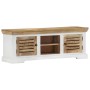 TV-Schrank aus massivem Mangoholz, 110 x 30 x 40 cm von vidaXL, TV-Möbel - Ref: Foro24-337848, Preis: 264,58 €, Rabatt: %