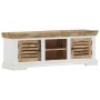 TV-Schrank aus massivem Mangoholz, 110 x 30 x 40 cm von vidaXL, TV-Möbel - Ref: Foro24-337848, Preis: 264,58 €, Rabatt: %