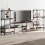 Mueble de TV madera de ingeniería marrón roble 206,5x28,5x95 cm en Muebles TV | Comprar online en Foro24