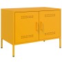 Mueble de TV de acero amarillo mostaza 68x39x50,5 cm en Muebles TV | Comprar online en Foro24