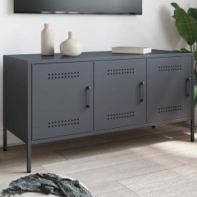 Mueble de TV de acero gris antracita 100,5x39x50,5 cm Mueble de TV de acero gris antracita 100,5x39x50,5 cm