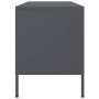 Mueble de TV de acero gris antracita 100,5x39x50,5 cm