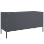Mueble de TV de acero gris antracita 100,5x39x50,5 cm