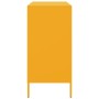 Aparador de acero amarillo mostaza 68x39x79 cm