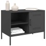 Mueble de TV acero negro 68x39x50,5 cm en Muebles TV | Comprar online en Foro24