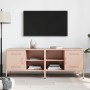 Muebles de TV 2 piezas acero rosa 68x39x50,5 cm