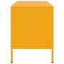 Mueble de TV de acero amarillo mostaza 68x39x50,5 cm