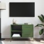 Mueble de TV de acero verde oliva 68x39x50,5 cm en Muebles TV | Comprar online en Foro24