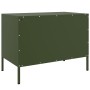 Mueble de TV de acero verde oliva 68x39x50,5 cm en Muebles TV | Comprar online en Foro24