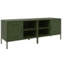 Muebles de TV 2 piezas acero verde oliva 68x39x50,5 cm en Muebles TV | Comprar online en Foro24