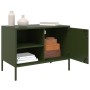 Muebles de TV 2 piezas acero verde oliva 68x39x50,5 cm en Muebles TV | Comprar online en Foro24