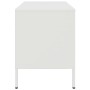 Mueble de TV de acero blanco 68x39x50,5 cm