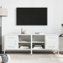 Muebles de TV 2 piezas acero blanco 68x39x50,5 cm