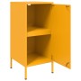 Aparadores 2 unidades acero amarillo mostaza 36x39x79 cm en Aparadores | Comprar online en Foro24