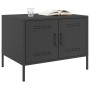 Mesa de centro acero negro 68x50x50,5 cm en Mesas de centro | Comprar online en Foro24