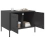 Mesa de centro acero negro 68x50x50,5 cm en Mesas de centro | Comprar online en Foro24