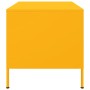 Mesa de centro acero amarillo mostaza 68x50x50,5 cm