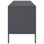 Mueble para TV acero gris antracita 100,5x39x50,5 cm