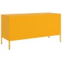 Mueble para TV acero amarillo mostaza 100,5x39x50,5 cm